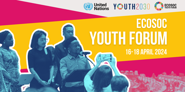 The United Nations (UN) Economic and Social Council (ECOSOC) Youth Forum takes place from April 16-18 at the UN headquarters in New York. (Photo: ecosoc.un.org)