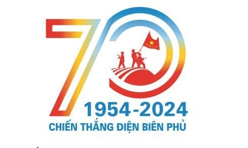 The logo for Dien Bien Phu's 70th anniversary. (Photo: baochinhphu.vn)