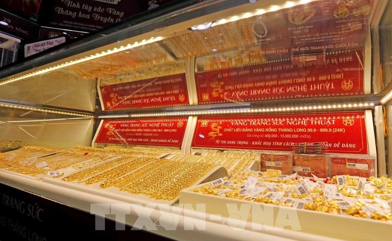 The State Bank of Vietnam (SBV) has announced a morning auction of 16,800 taels of its SJC gold bars in Hanoi on May 16. (Photo: VNA)