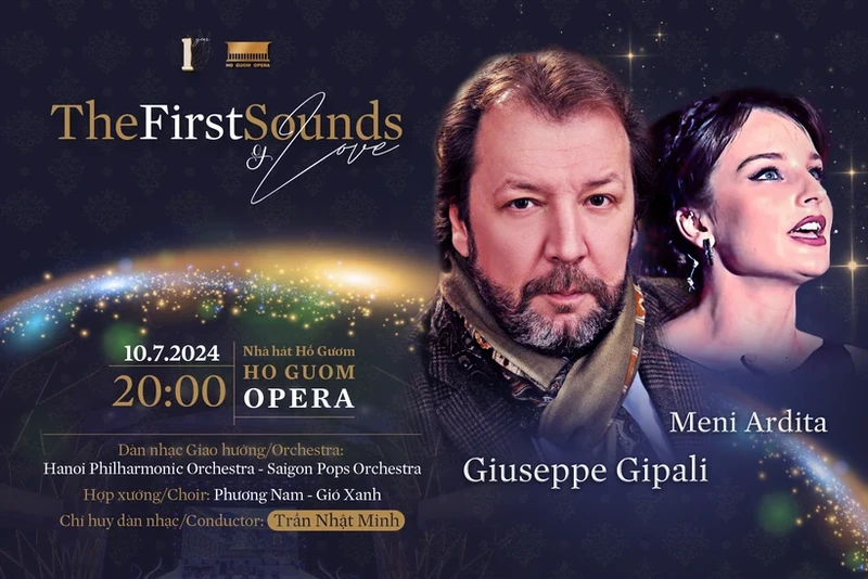 Opera stars to descend on Hanoi for 'The First Sounds of Love' concert
