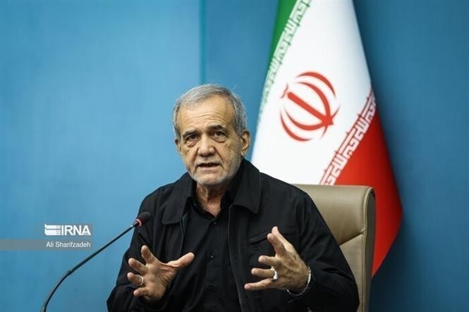 President of Iran Masoud Pezeshkian. (Photo: IRNA/VNA)