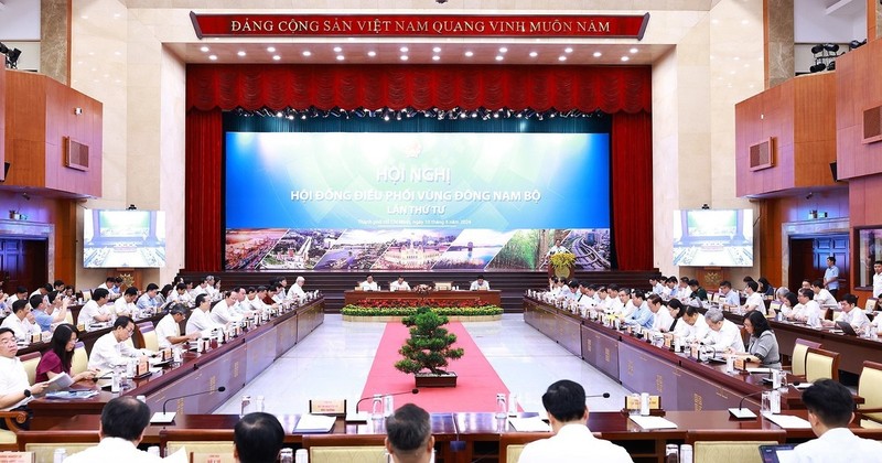 The fourth meeting of the Coordinating Council for the Southeastern Region takes place in Ho Chi Minh City on August 10 (Photo: VNA)