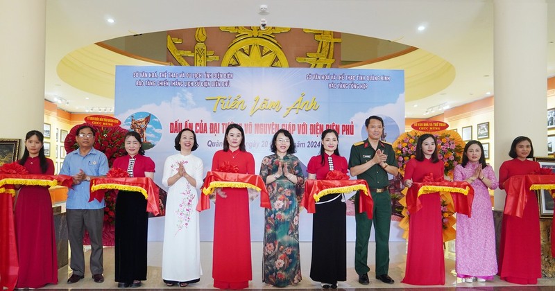 The photo exhibition “The Imprint of General Vo Nguyen Giap on Dien Bien Phu” opens in Quang Binh province on August 20 (Photo: baoquangbinh)