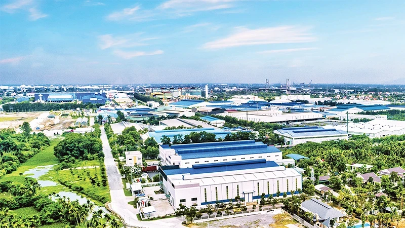 Overview of Nam Cau Kien Industrial Park (Hai Phong). (Photo: HONG DIEP)