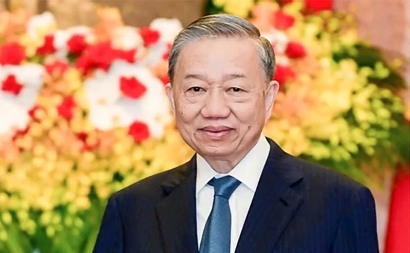 General Secretary of the Communist Party of Vietnam Central Committee and President of Vietnam To Lam 