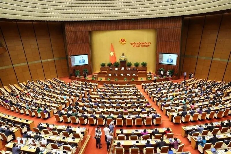 At the opening of the 8th session of the 15th-tenure National Assembly in Hanoi on October 21. (Photo: VNA)