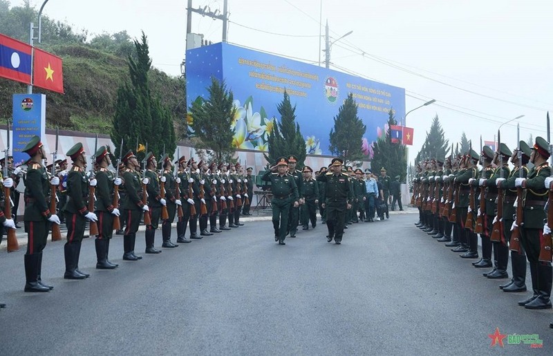 The rehearsal held at at Pahang Border Gate (Source: qdnd.vn)