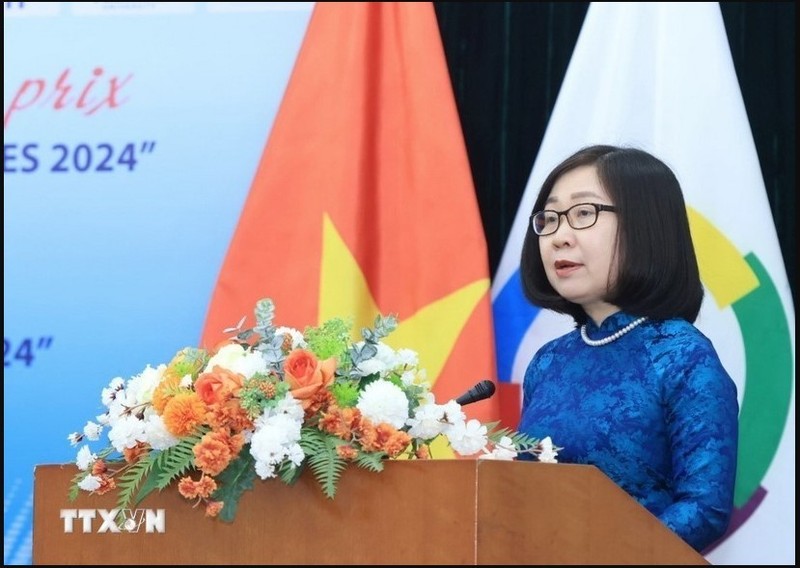 VNA Deputy General Director Doan Thi Tuyet Nhung speaks at the event (Photo: VNA)