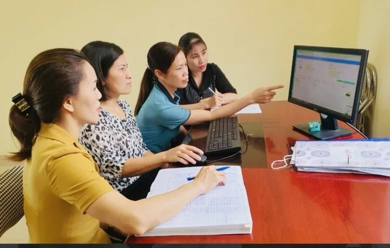 Hung Yen Provincial Women's Union applies information technology in its activities. Photo: Vietnam Women's Union