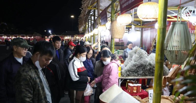 A booth at the "Proud of Vietnamese Agricultural Products" programme (Photo: VNA)