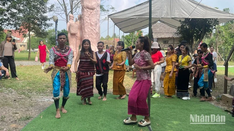 Folk song and dance performances at the Village.