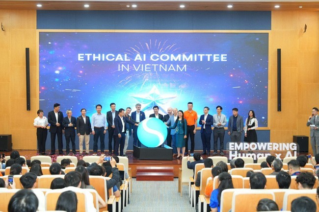 At the launch of the Ethnical AI Committee in Vietnam. (Photo: vinasa.org.vn)