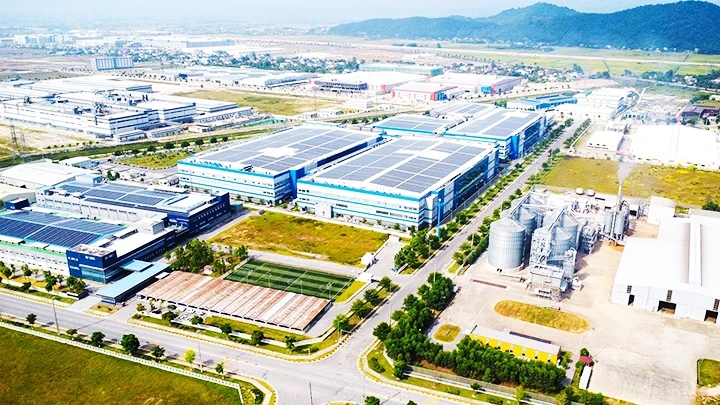 A corner of VSIP Nghe An 1 Industrial Park. (Photo: THANH CUONG)