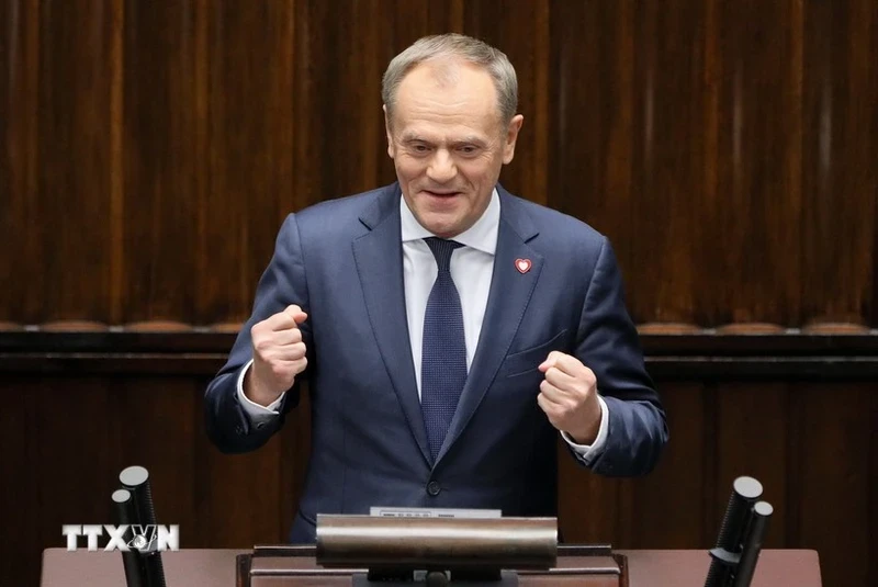 Polish Prime Minister Donald Tusk. (Photo: PAP/VNA)