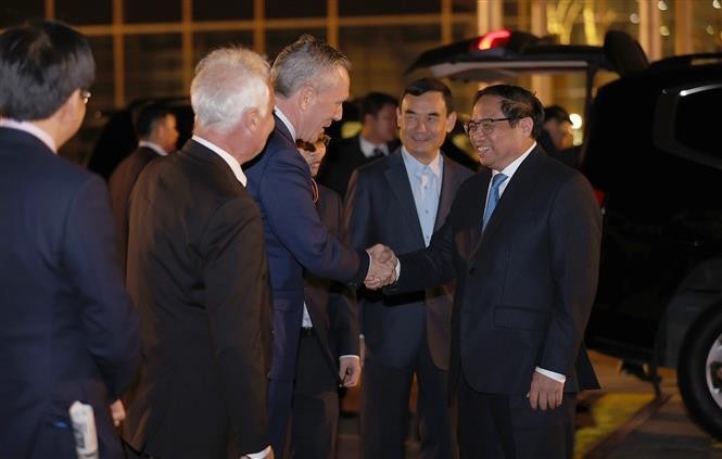 Prime Minister Pham Minh Chinh leaves Hanoi for Europe trip (Photo: VNA)