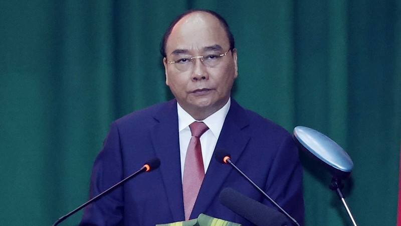 Party Central Committee agrees to let Nguyen Xuan Phuc cease holding posts (Photo: VNA)