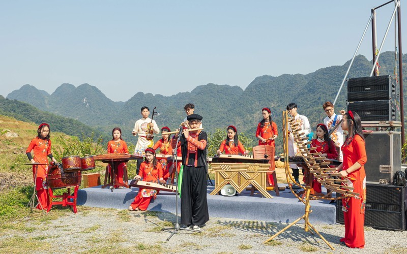 A pilot programme of Solla Music project held in Thanh Hoa province. (Photo: Solla Music)