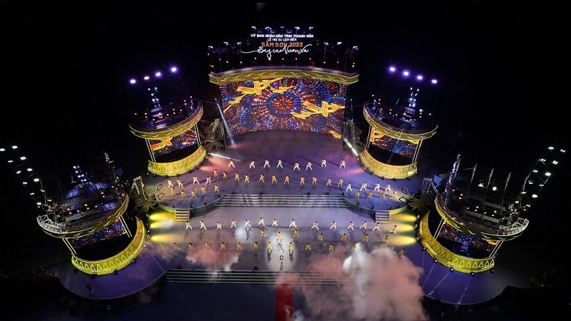 A performance at the opening ceremony of the Sam Son Sea Festival 2022 (Photo: baothanhhoa.vn)