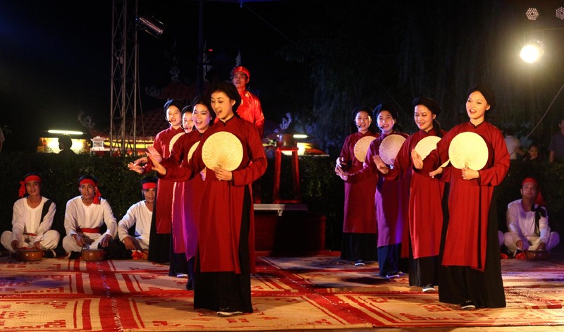 A performance of Xoan singing, a UNESCO-recognised intangible cultural heritage in Phu Tho province (Photo: toquoc.vn)