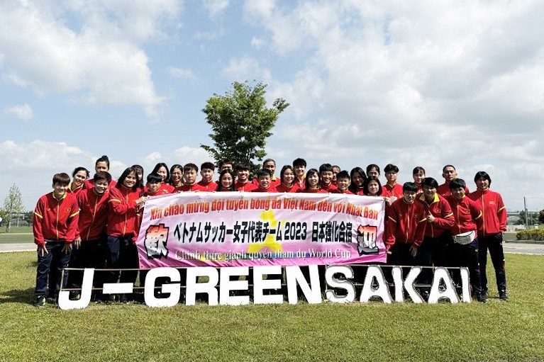 National women’s football team starts training course in Japan (Photo: VFF)