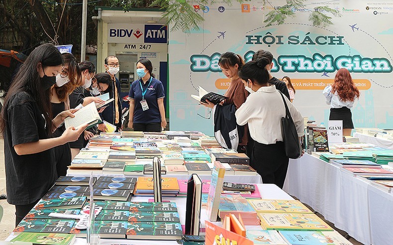 At a book fair held within the framework of the festival 