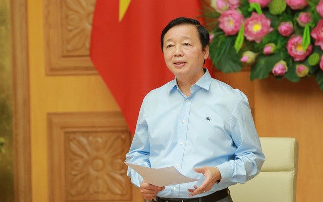 Deputy Prime Minister Tran Hong Ha speaking at the meeting (Photo: VGP) 