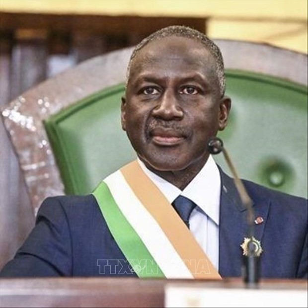 President of the National Assembly of the Republic of Côte d'Ivoire Adama Bictogo (Photo: VNA)