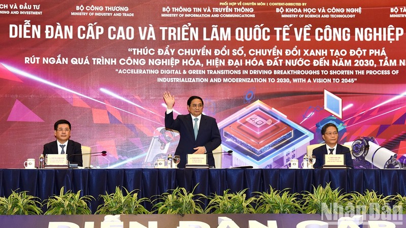 PM Pham Minh Chinh at the event (Photo: NDO/Tran Hai)
