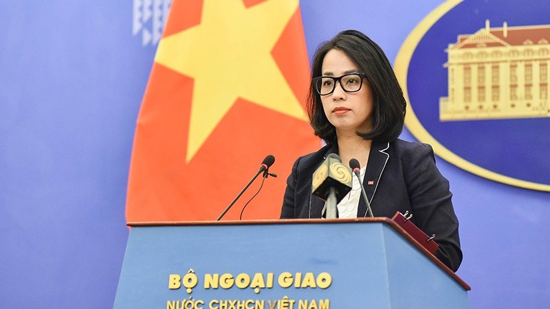 Spokeswoman of the Ministry of Foreign Affairs Pham Thu Hang 