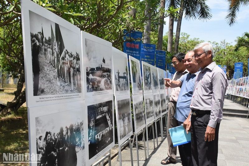 Visitors at the exhibition