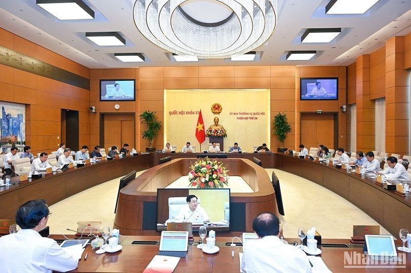 At a working session of the NA Standing Committee. (Photo: NDO)