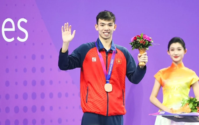 Swimmer Nguyen Huy Hoang (Photo: nld.com.vn)