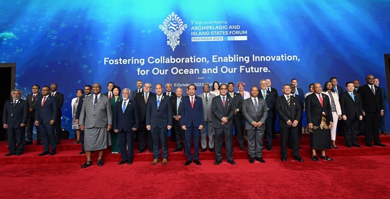 Delegates at the First High-Level Meeting of the Archipelagic and Island States (AIS) Forum in Bali, Indonesia, October 11, 2023 (Photo: asean.org)