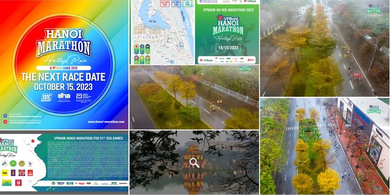 The Hanoi Marathon - Heritage Race 2023 will open in the Hoan Kiem Lake area of Hanoi on October 15 (Photo: hanoi-marathon.com)