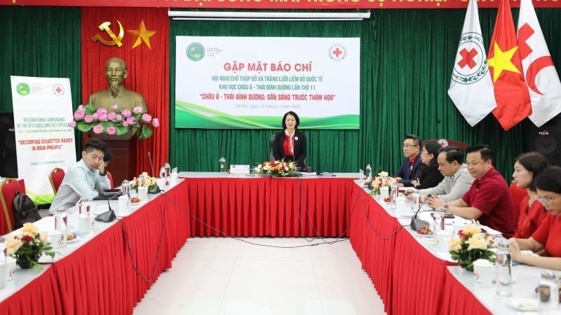 At the press conference in Hanoi on November 13. (Photo: NDO)