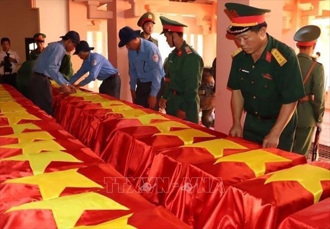 Binh Phuoc will organise a memorial service and burial for the remains at the provincial martyrs cemetery.