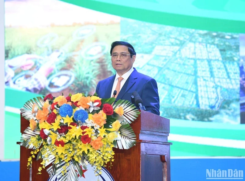 PM Pham Minh Chinh speaking at the conference (Photo: NDO)