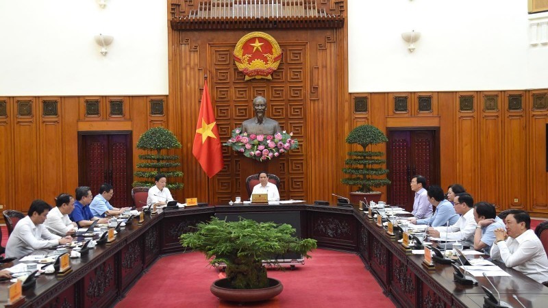 PM Pham Minh Chinh speaks at the event. (Photo: NDO/Tran Hai)