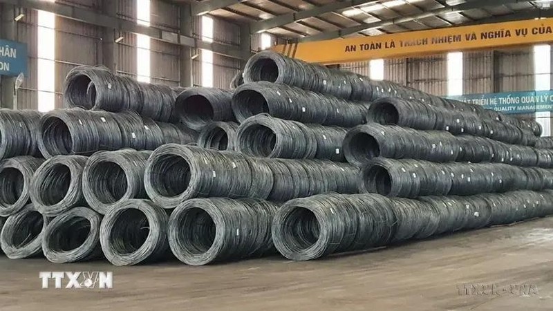 Vietnamese steel affirms position in world market - Illustrative image (Photo: VNA)