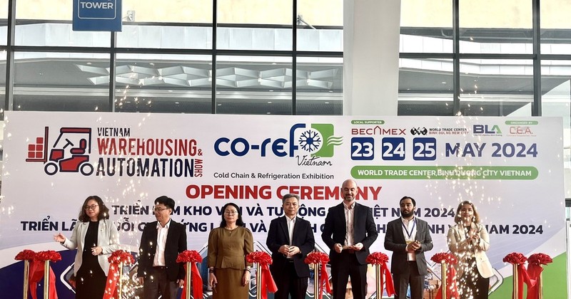 The Vietnam Warehousing & Automation Show 2024 and the Cold Chain & Refrigeration Exhibition kicks off in the southern province of Binh Duong on May 23. (Photo: VNA)