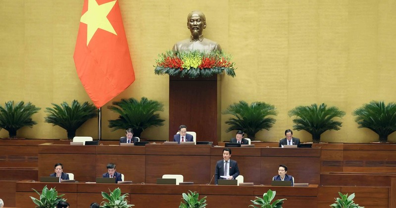 An overview of the question-and-answer session at the National Assembly (Photo: VNA)