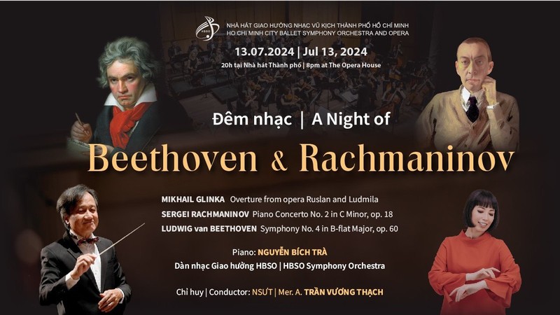 Ho Chi Minh City concert to feature masterpieces by Beethoven and Rachmaninov 