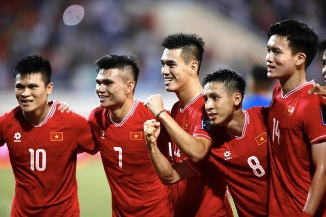 Members of Vietnamese national team (Photo: thanhnien.vn)