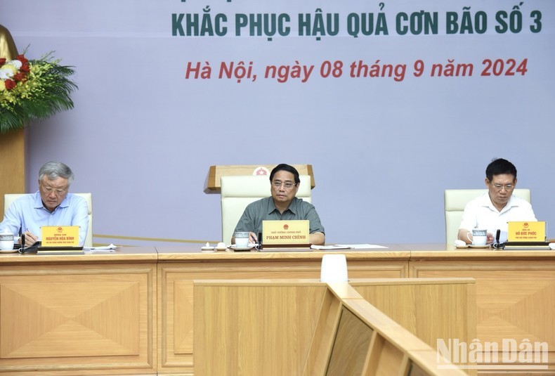 Prime Minister Pham Minh Chinh speaking at the conference (Photo: NDO)