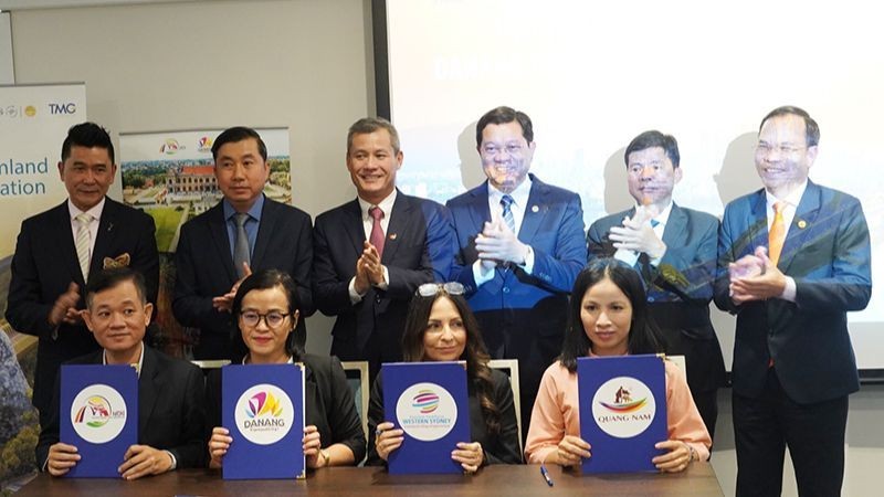 A memorandum of understanding was inked between the tourism sectors of Da Nang, Quang Nam and Thua Thien Hue, and the Western Sydney Tourism Taskforce 