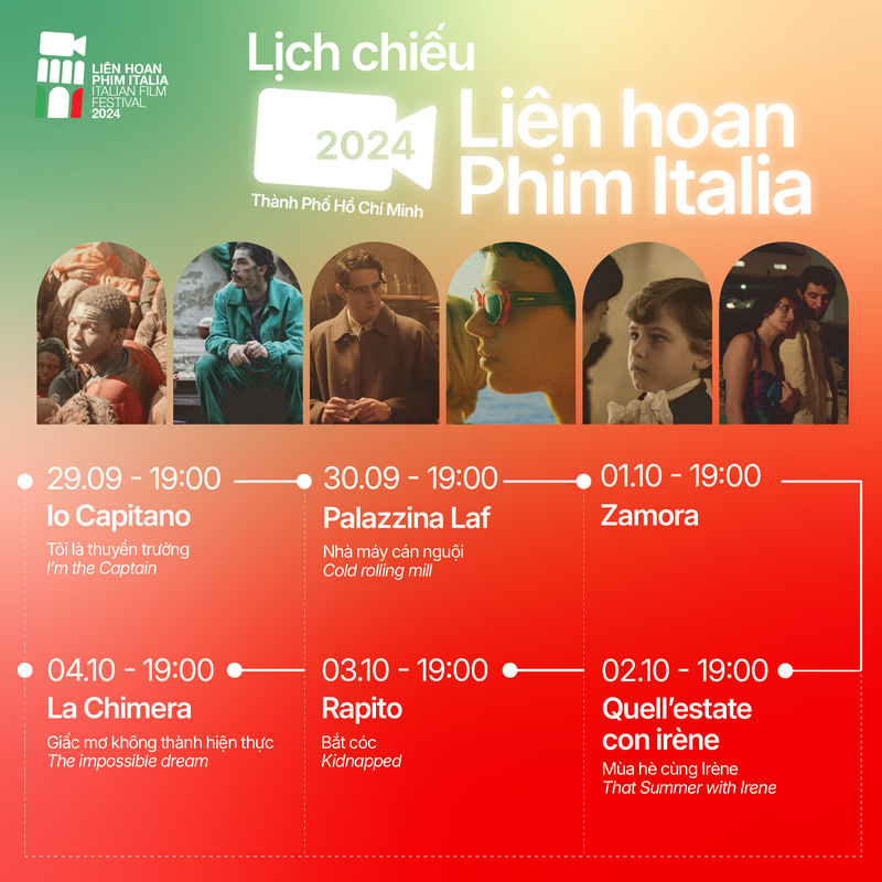 Italian Film Festival 2024 to take place in Ho Chi Minh City 