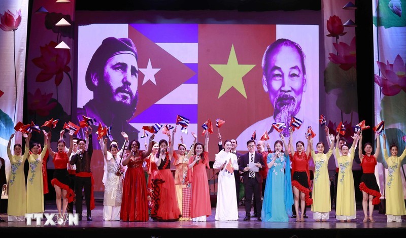 A performance at the special art programme held in April 2023 under the theme ‘Vietnam-Cuba – Historical Milestones’. (Photo: VNA)