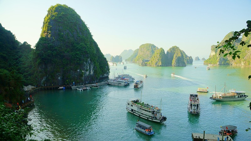 Ha Long Bay, a favourite destination of tourists to Vietnam 