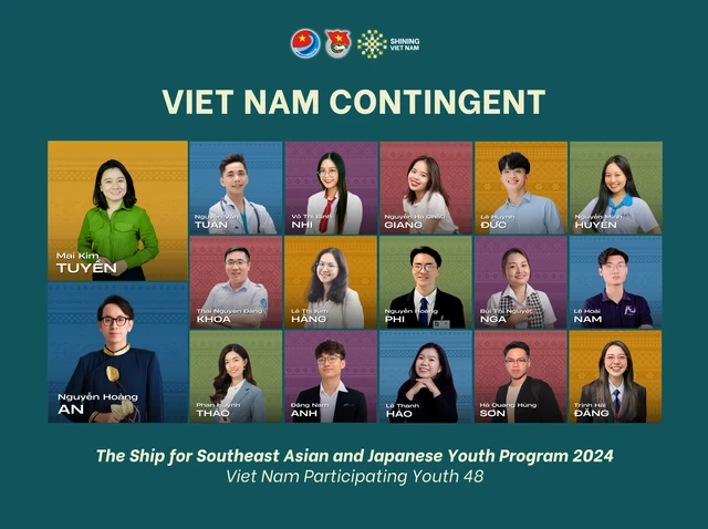 Seventeen outstanding Vietnamese youth representatives to attend ASEAN-Japanese Youth Programme (Photo: SSEAYP)