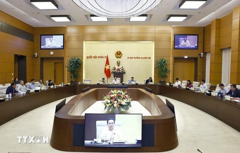 A session of the National Assembly Standing Committee. (Photo: VNA)